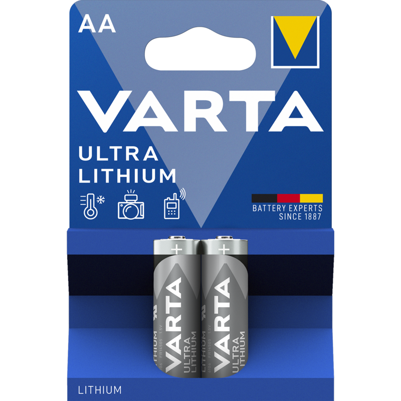 Baterie Varta Professional Lithium LR6/2, AA, 1,5V