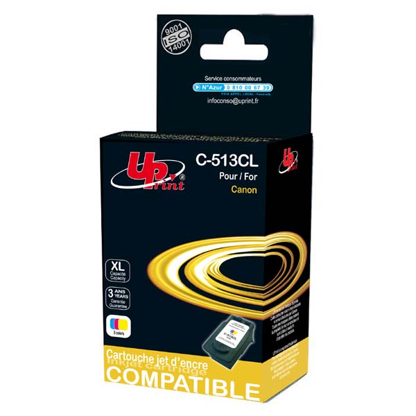 Kompatibilní cartridge Canon CL-513, color, 15ml, TB, UPrint