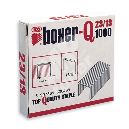 Sešívací spony Boxer-Q 23/13, 1000 ks 1