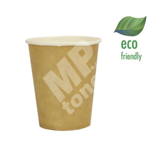 Kelímek papírový hnědý Eco 250 ml, 20ks 1