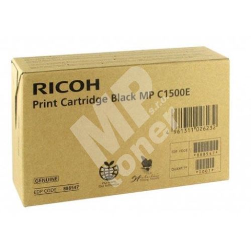 Cartridge Ricoh 888547, black, originál 1