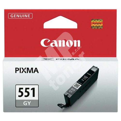 Cartridge Canon CLI-551GY, grey, 6512B001, originál 1