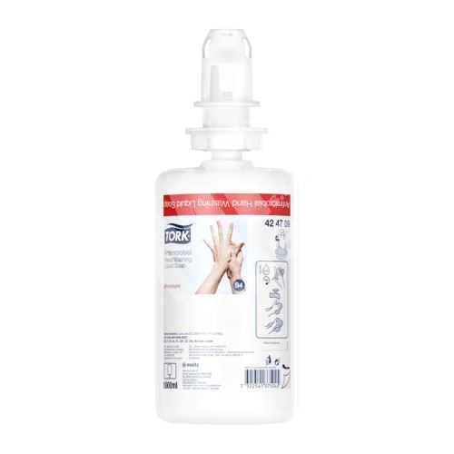 Pěnové mýdlo do potravinářství TORK Premium Antimikrobiální 1l S4 1