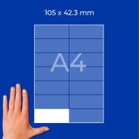 Samolepící etikety Ultragrip 105 x 42,3 mm 220 listů A4 3653-200 4 (4)