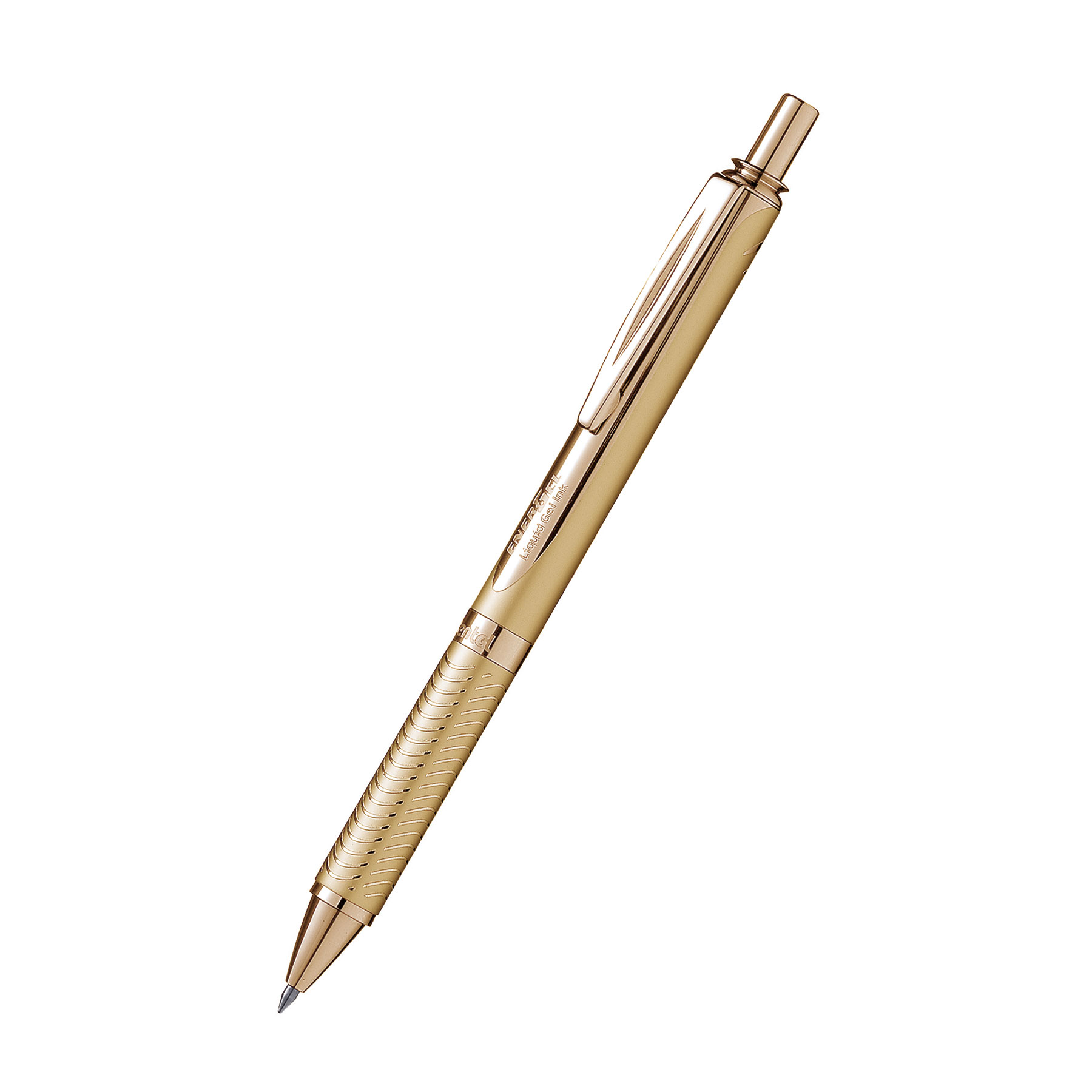 Luxusní gelové pero Pentel EnerGel BL407, 0,7mm, zlaté