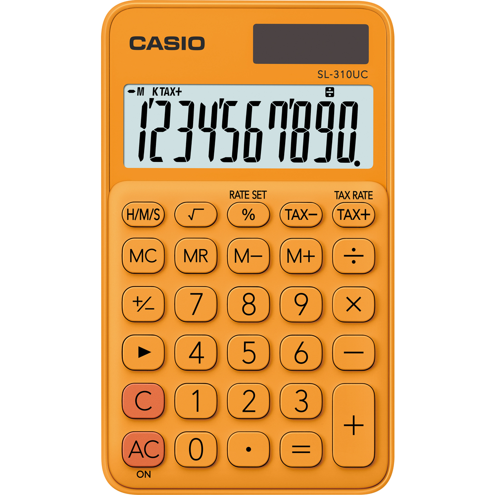 Kalkulačka Casio SL 310 UC RG, oranžová