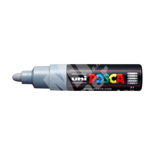 Uni Posca PC-7M akrylový popisovač, 4,5-5,5 mm, šedý 1