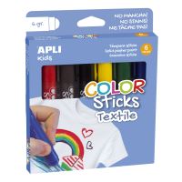 Barvy na textil Apli, sada 6 barev